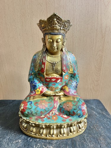 Cloisonné bronze statue des - cloisonné-bronze-statue,