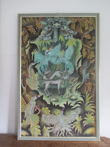 Gemälde bild ubud bali - ubud,