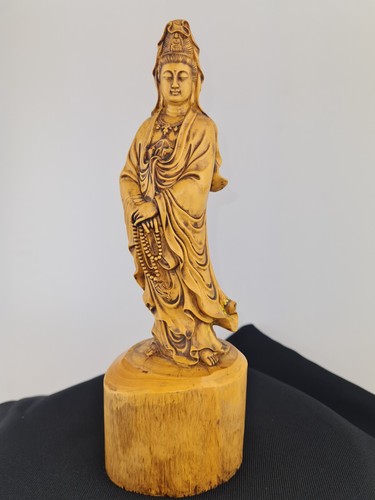 Guan yin buddha bambus holz - buddha,