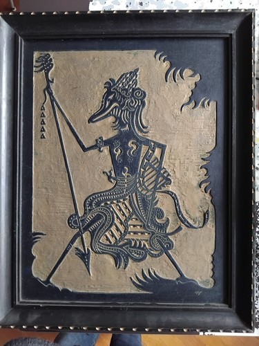 Altes wayang golek bild - wayang,