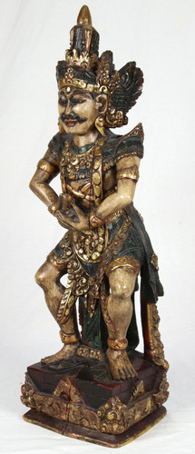Alte balinesische tempelfigur - alte,