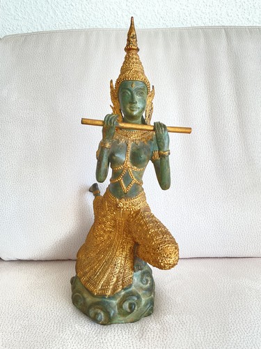 Vintage thai bronze - thai, figur