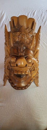 Bali barong holzmaske - holzmaske,