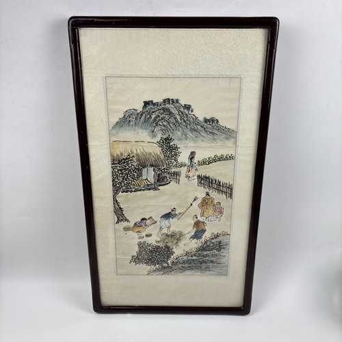 Orig aquarell korea vintage - aquarell,