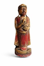 Holz / Buddha stehend /