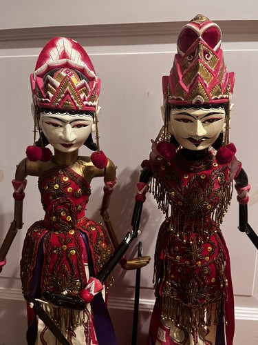 ältere wayang golek figuren - wayang,