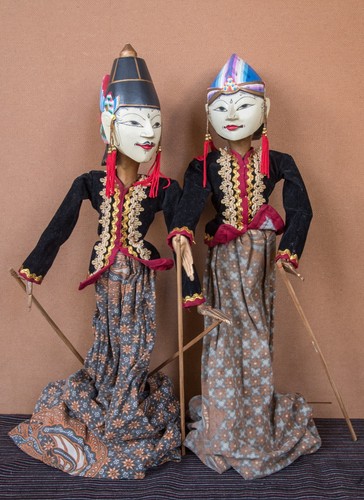 Wayang golek stab puppen - puppen, aus