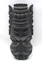 Asiatika Wandmaske Holz