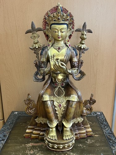Bronze statue maitreya - maitreya, buddha