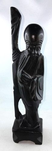 Asia holzfigur mönch weiser - holzfigur,