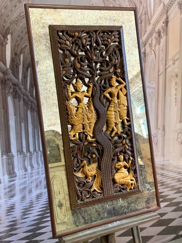 Relief asien holz - relief,