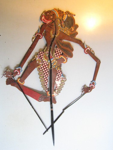 Wayang schattentheaterfigur - wayang,