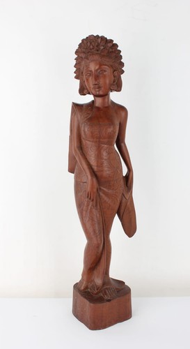 Junge frau holz figur - junge,