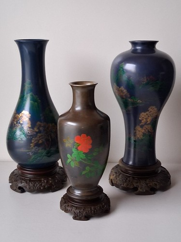 Asiatische kunst holz lack - 3,
