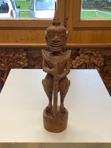 Skulptur holz krieger thailand - krieger,