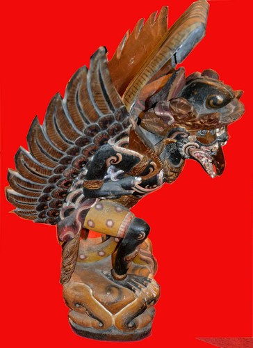 Skulptur,Garuda,Indonesien-Bal